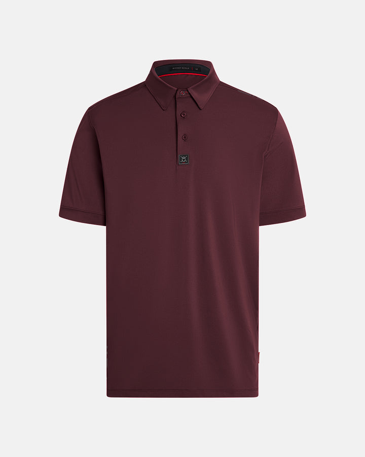 Performance Polo_Product Front_Burgundy #color_burgundy