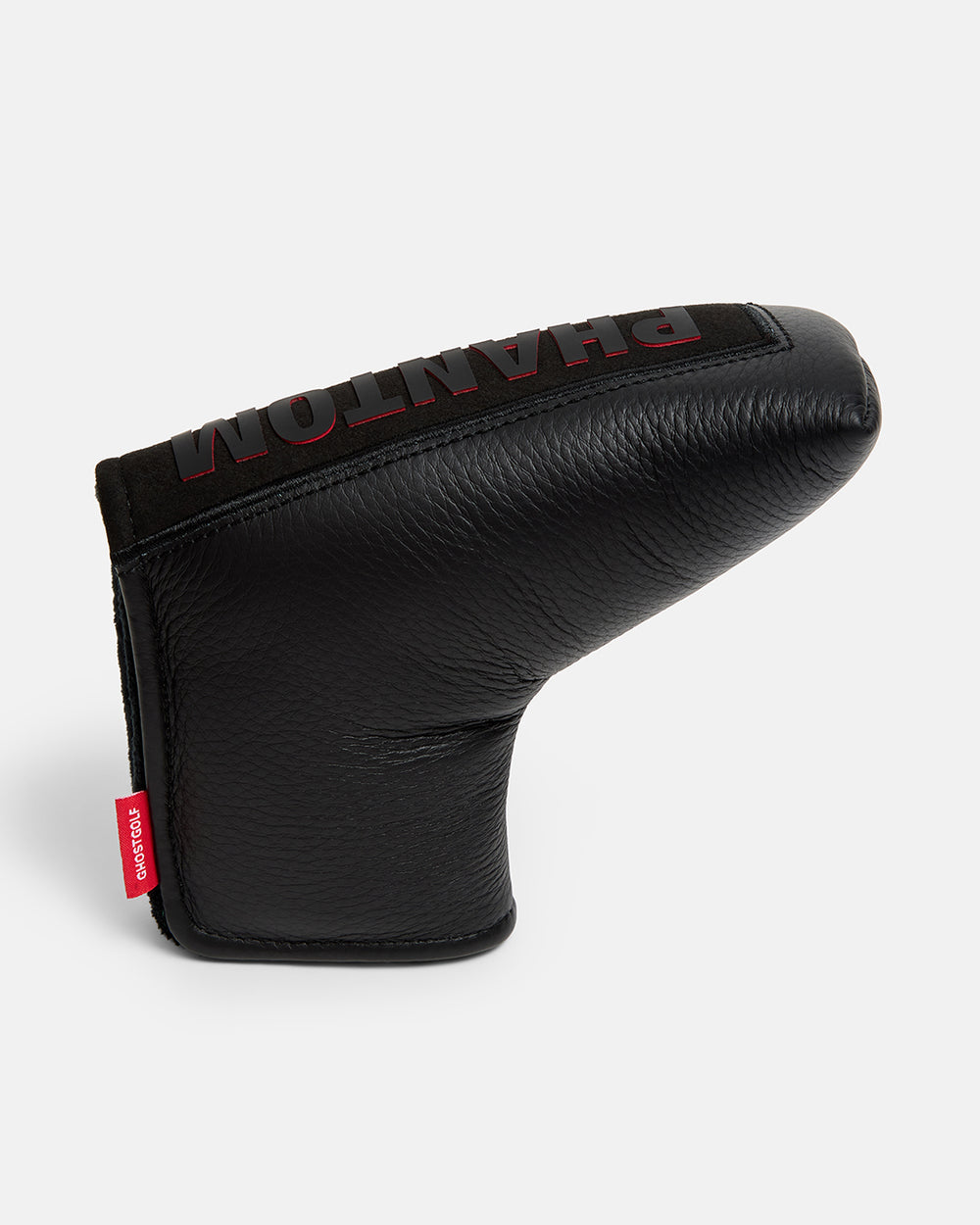 Right View of Phantom Blackout Blade Putter Cover with the word phantom on top #color_black