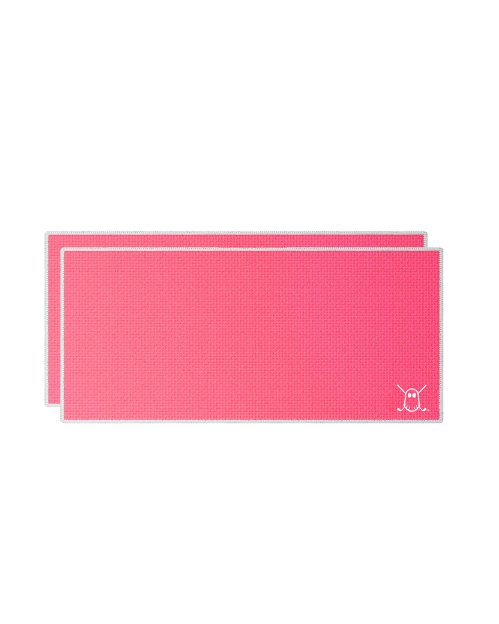 Caddie Towel with Carabiner Hot Pink#color_hot-pink