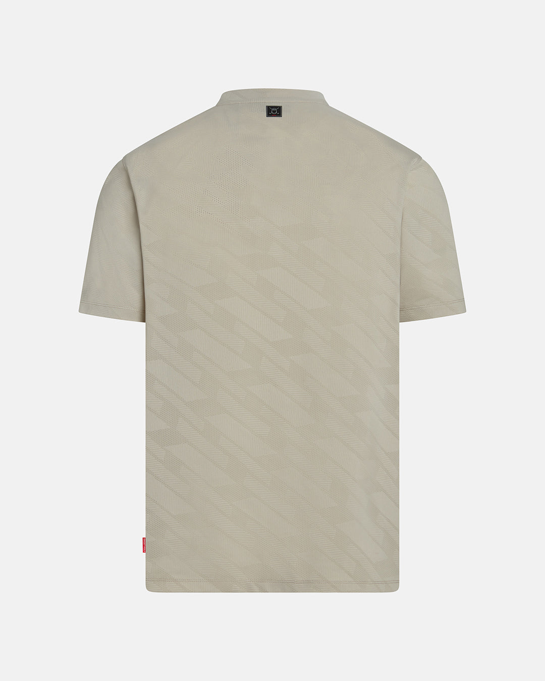 Tan_Pinnacle-Banded-Polo_Pumice_Product Back Shot #color_pumice
