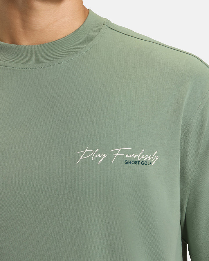 Play-Fearlessly-T-Shirt-Sage-Closeup #color_sage