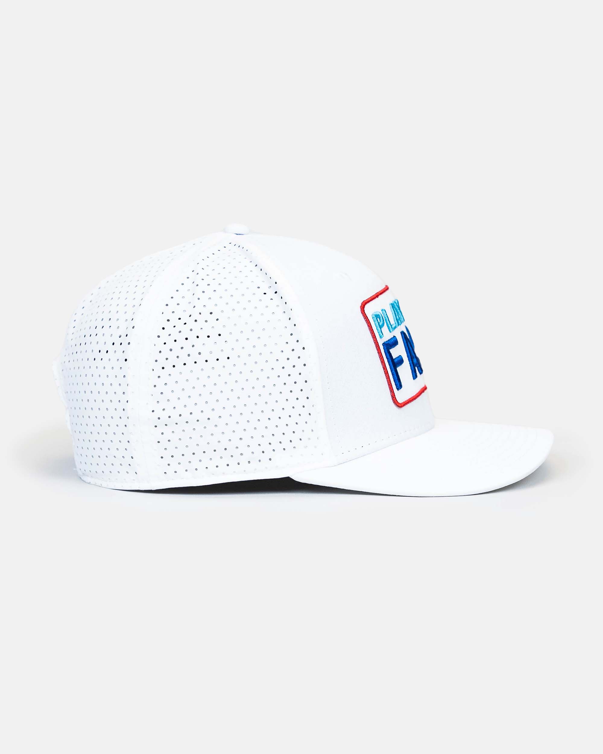 Ghost Golf Club Play Bad Fast Snapback Hat White