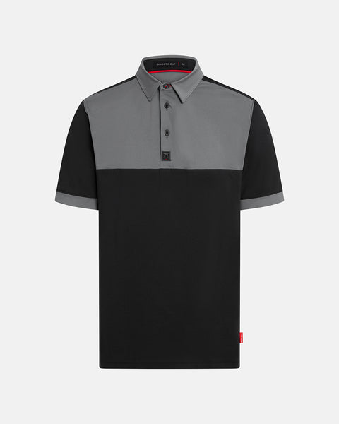 GHOSTGOLF | BLOCK POLO | BLACK – Ghost Golf