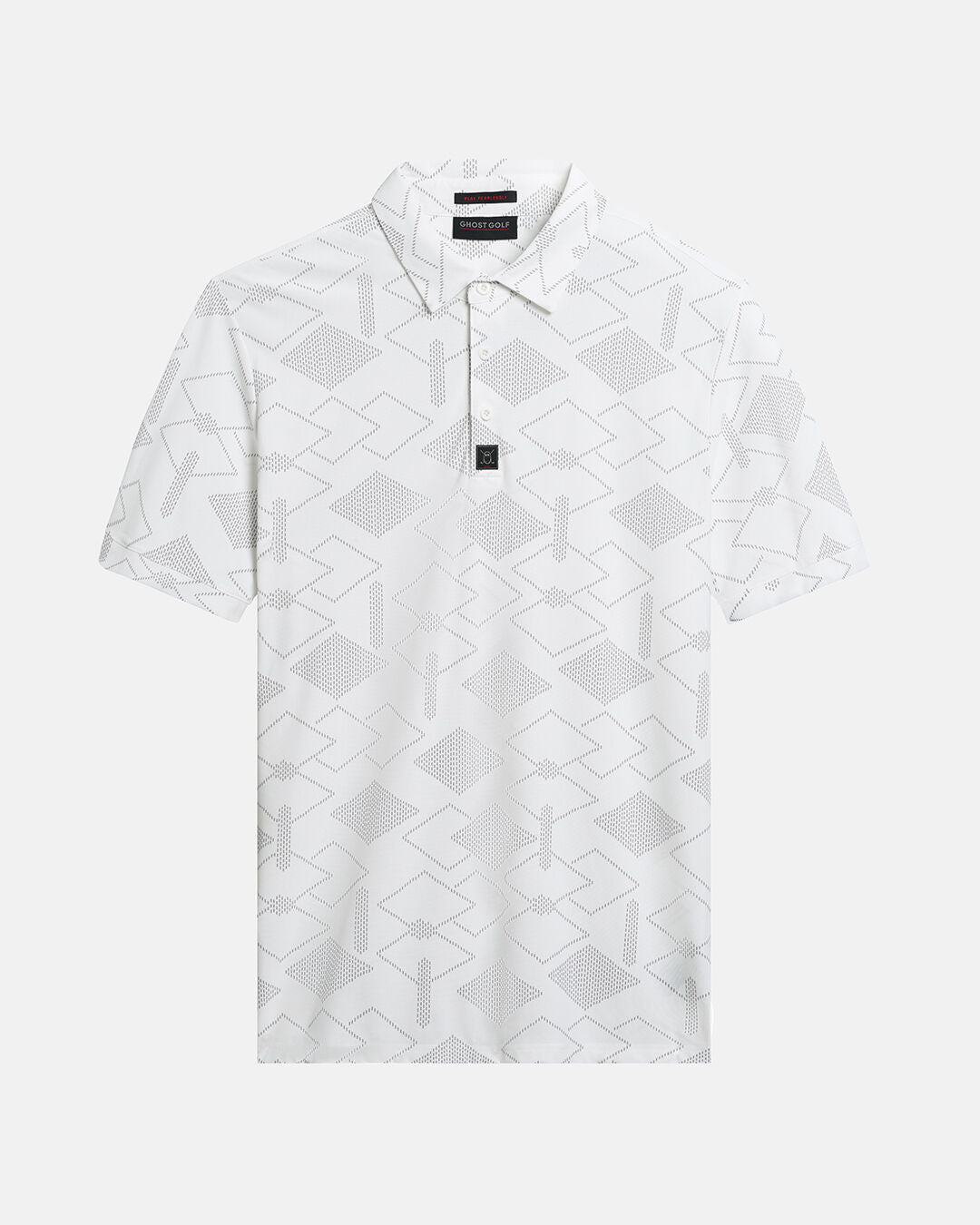 Front Product Shot of White Qualifier Argyle Polo #color_white