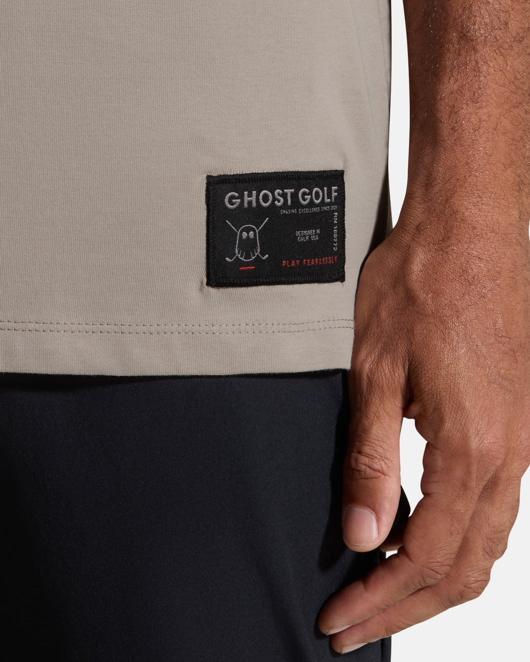 Quiet-Please-T-Shirt-Atmos-Grey-Closeup-2 #color_atmos-grey