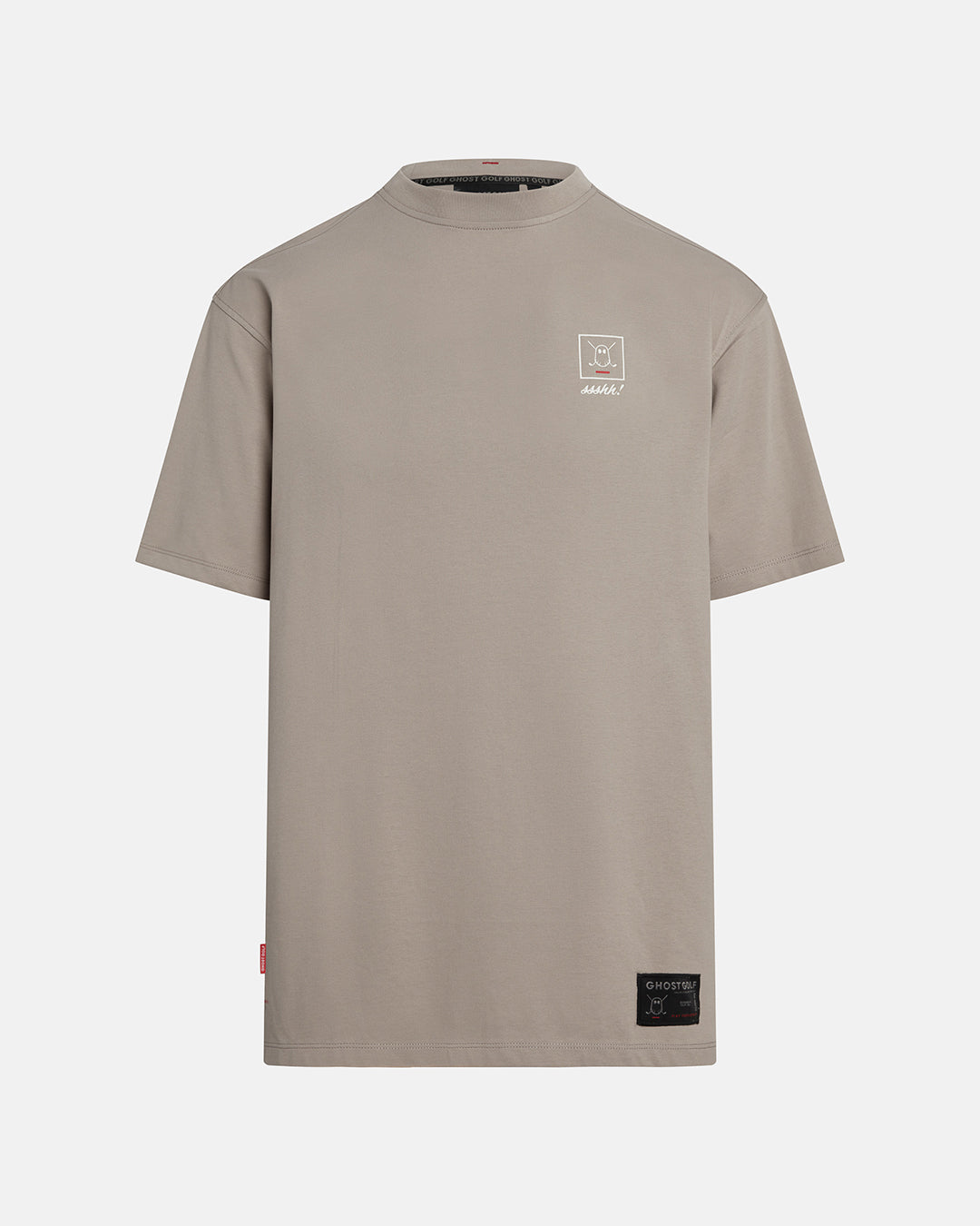 Quiet-Please-Tshirt_Atmos-Grey_Product Front Shot #color_atmos-grey