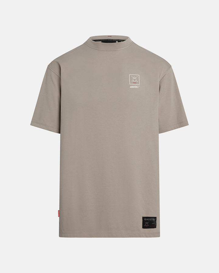 Quiet-Please-Tshirt_Atmos-Grey_Product Front Shot #color_atmos-grey