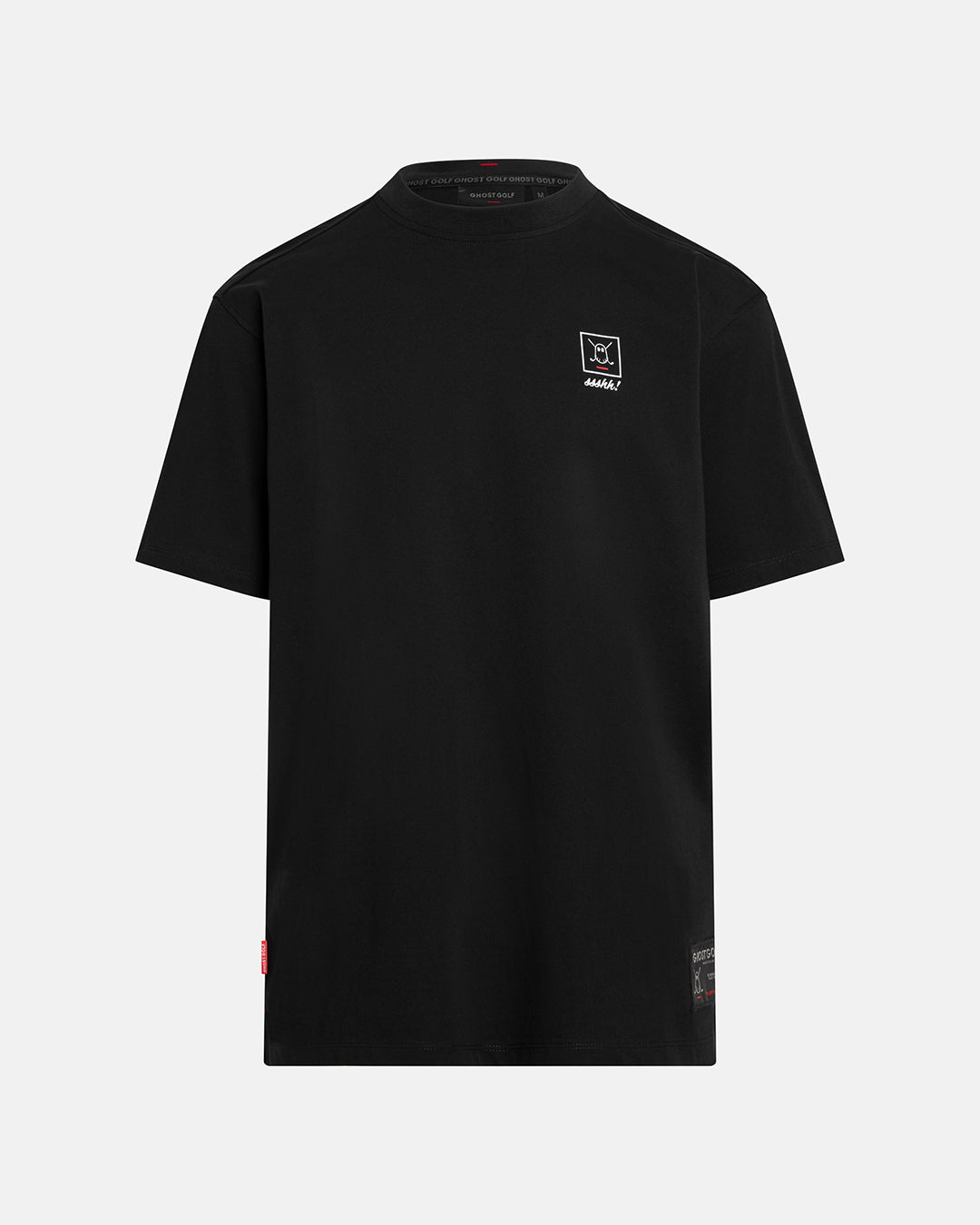 Quiet-Please-Tshirt_Black_Product Front Shot #color_black
