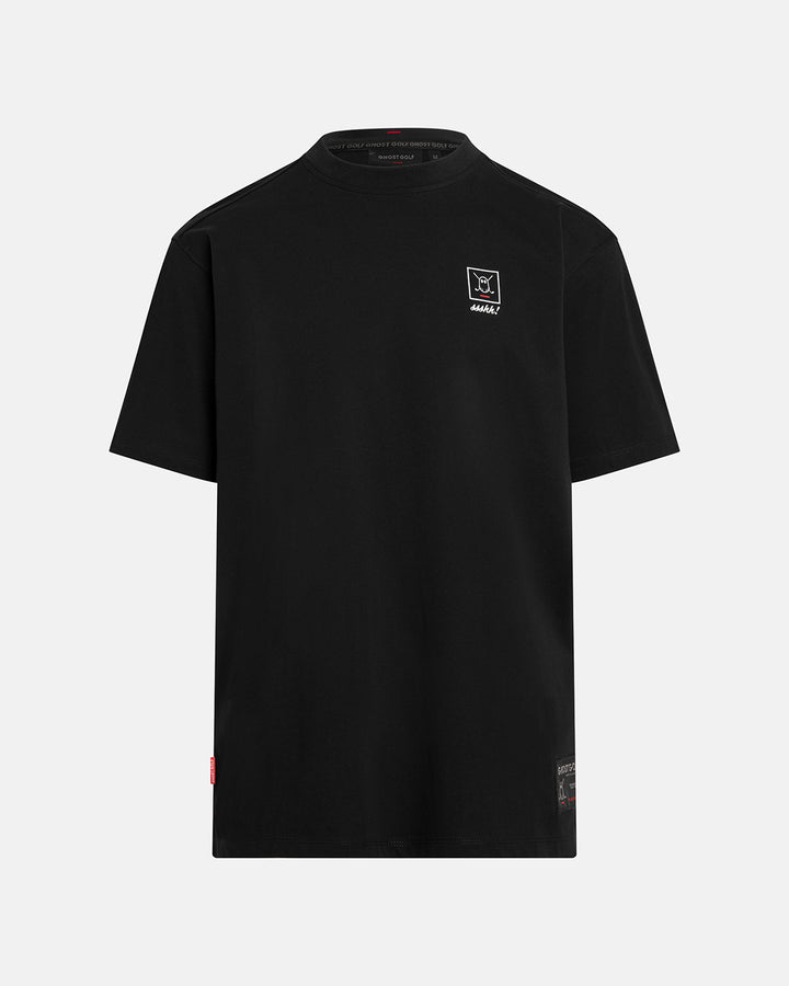 Quiet-Please-Tshirt_Black_Product Front Shot #color_black