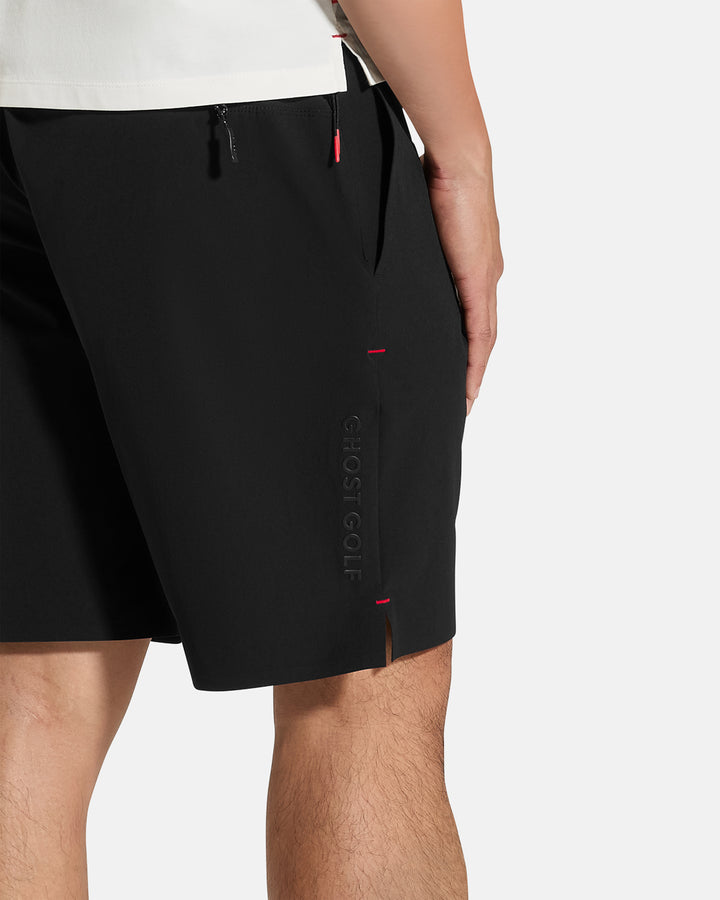 Range_Pro_Shorts_Black_Closeup #color_black