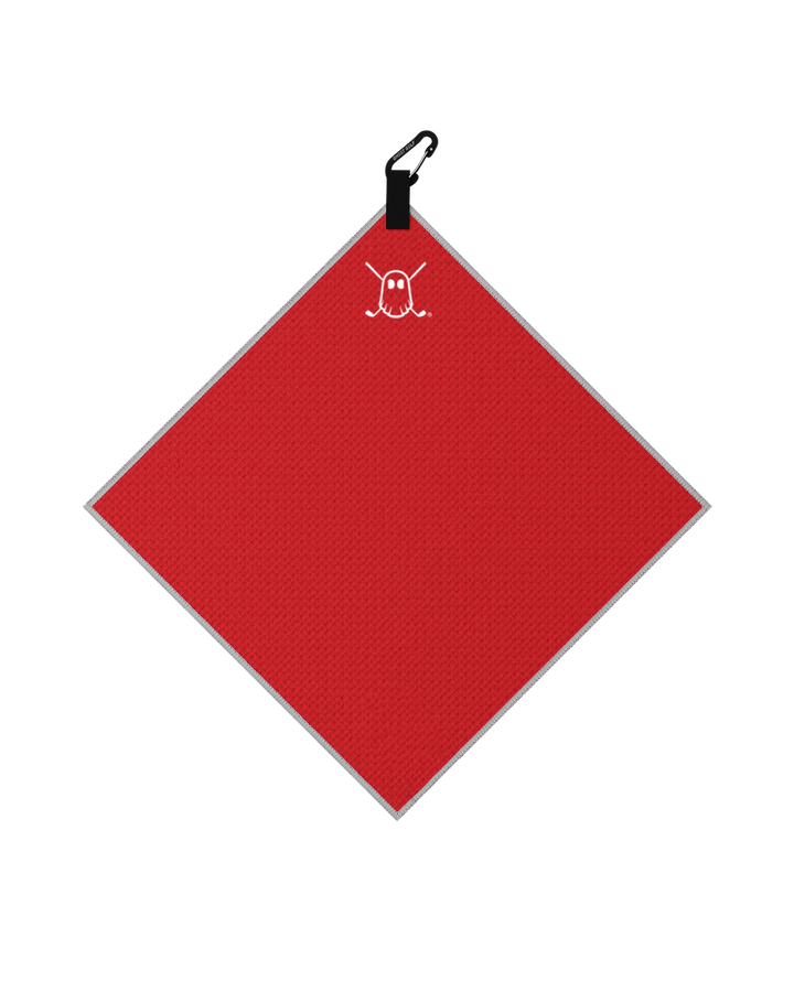 Greenside Towel with Carabiner Red#color_red