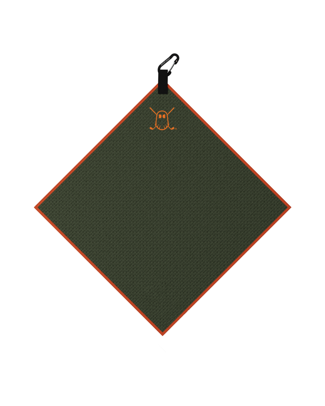 Greenside Towel with Carabiner Rifle Green#color_rifle-green