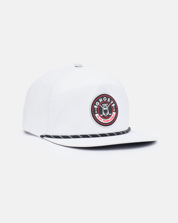 RETRO GOLFER SNAPBACK  #color_white