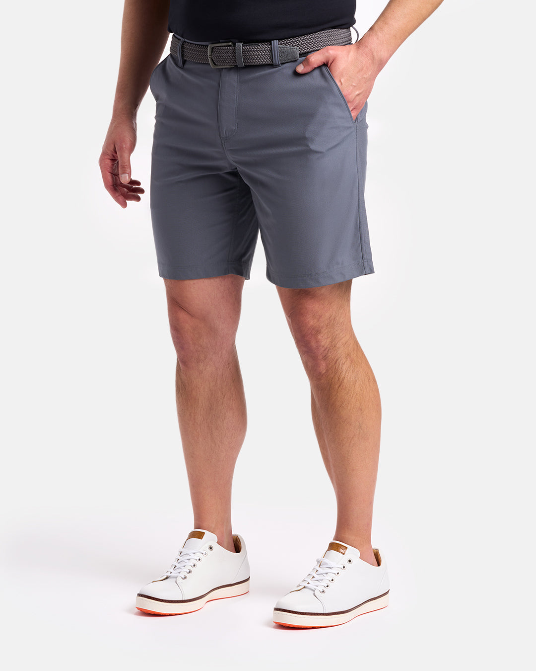 Shorts on Model_Grey_Side Angle#color_grey
