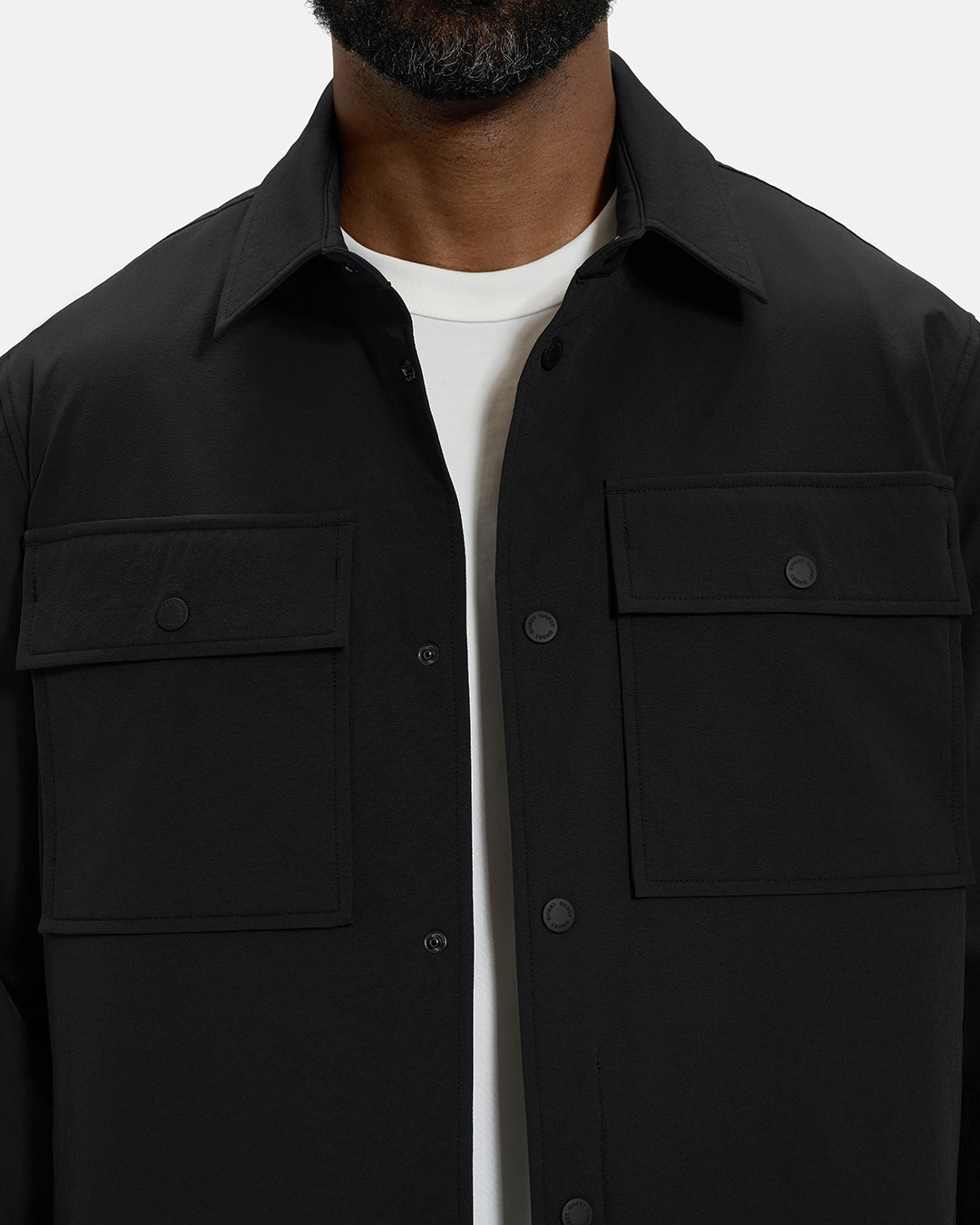 アンドハー　Ecoleather Shirts Jacket Spectator Collared Shirt Jacket – Ghost Golf