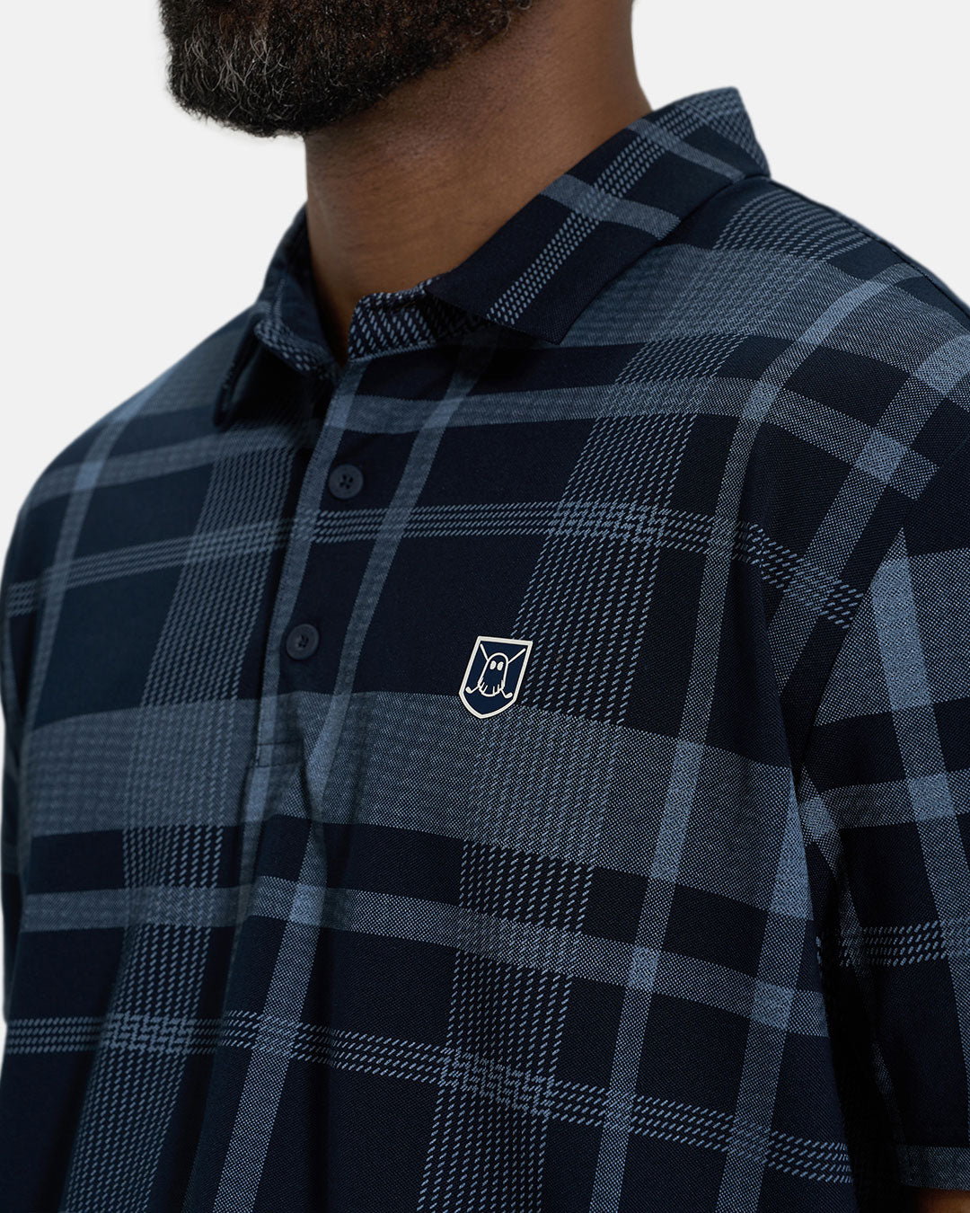 トップス NEW BEGING plaid pattern Polo Shirt Spectator Plaid Polo – GHOSTGOLF