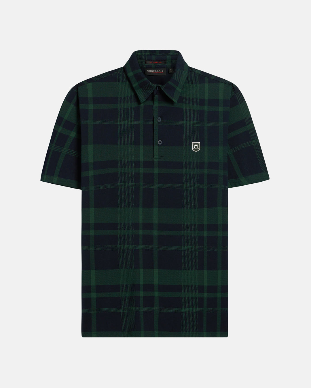 Spectator Plaid Polo – Ghost Golf