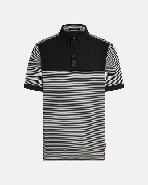 GHOSTGOLFGANG　BREAKING POLO TEE (BLACK) GHOSTGOLF | BLOCK POLO | BLACK – Ghost Golf