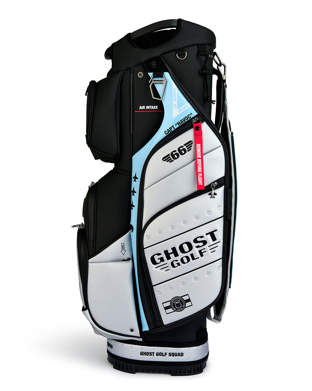 Front Product Shot Right View of Striker GT-14 Cart Bag