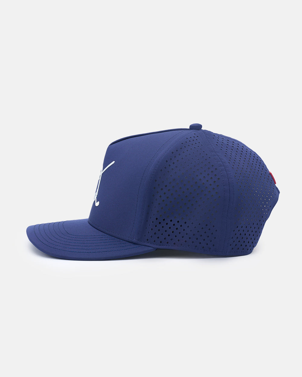 Right View Product Shot of Navy GG Bonded Icon Snapback #color_navy
