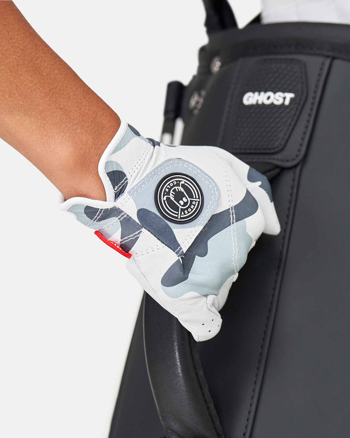 Ghost Golf AAA Cabretta Golf Glove Color Snow Camo