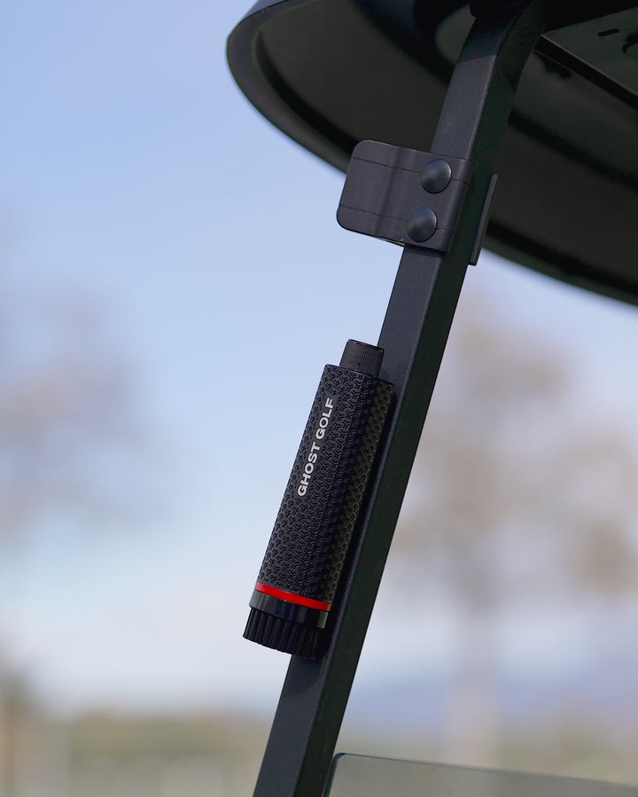 Video of the Magnetic Golf and Shoe Brush showing all its features. Black Brush. #color_black