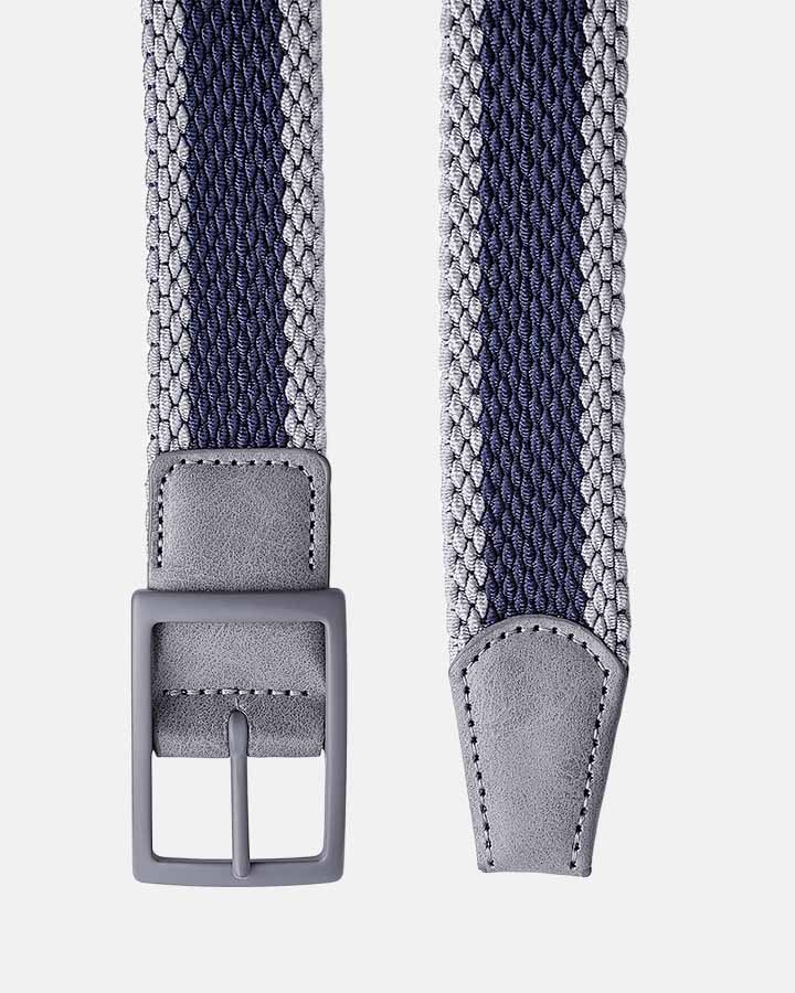 Alberto BELTS - Leather Braided in anthracite buy online - Golf House