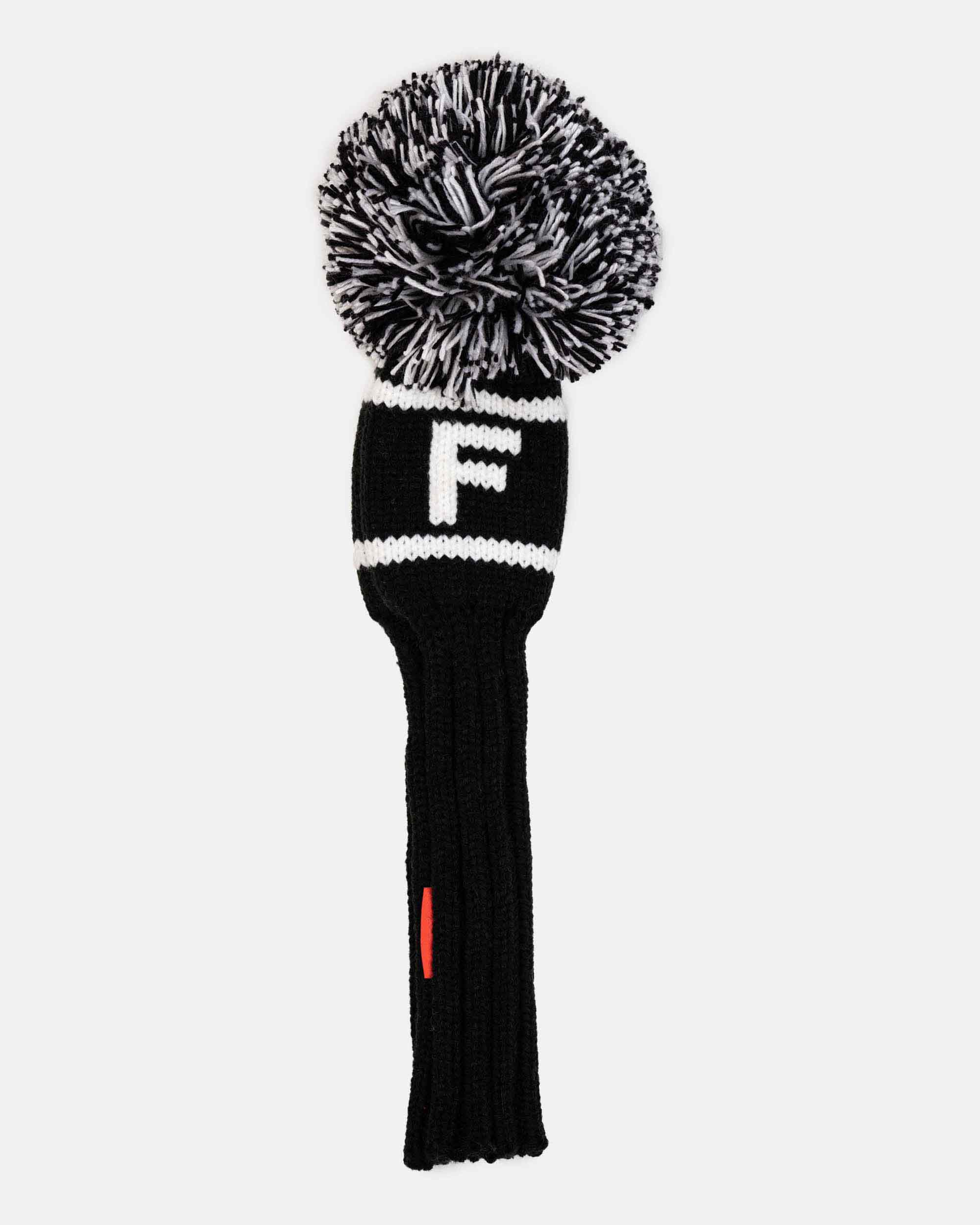 Black Knit Headcovers: Driver, Hybrid, Fairway | Ghost Golf