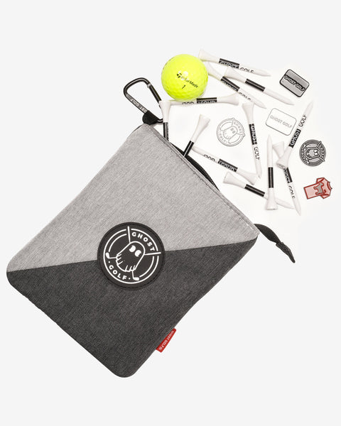 Ghost Golf Club | Golf Utility Pouch - Dark & Heather Gray