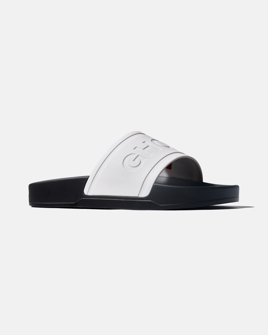Black and White Slides Footwear