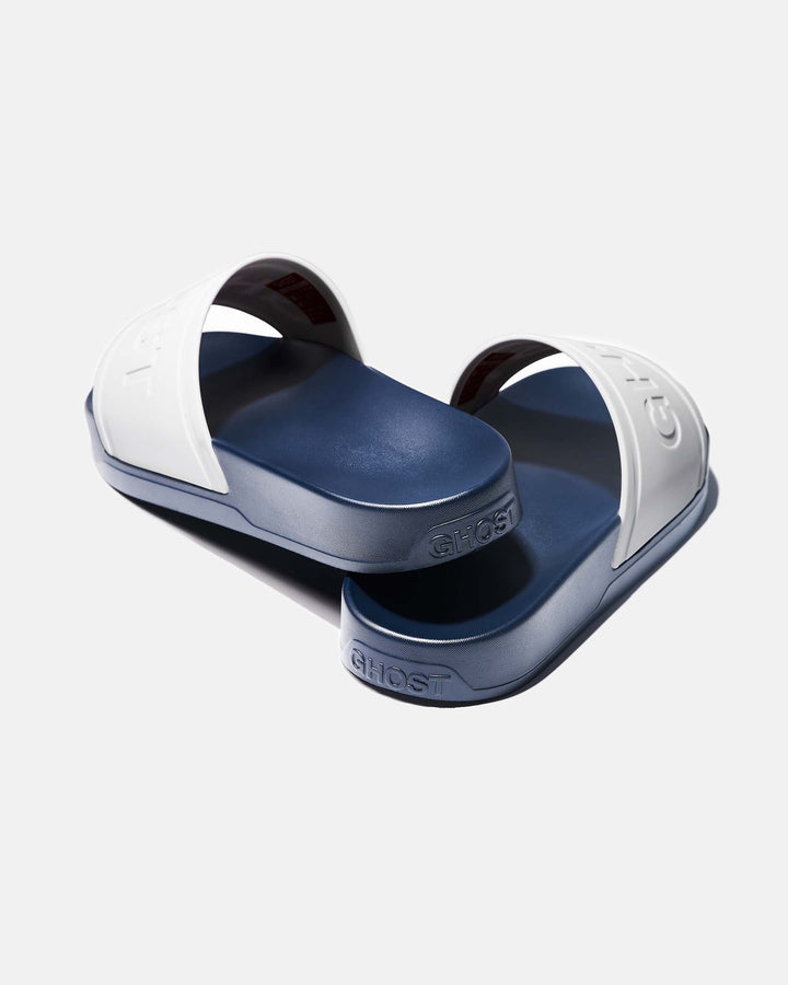 GHOST NAVY WHITE SLIDE