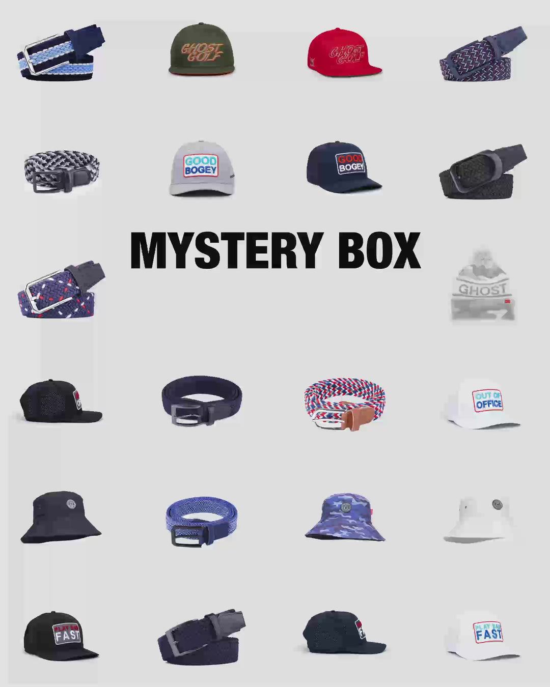 Mystery Box (2 Hats + 2 Belts)
